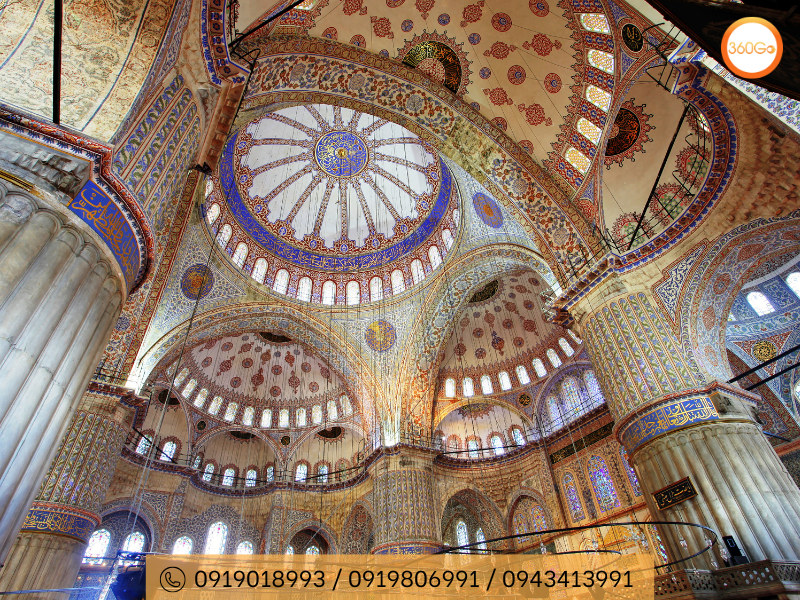 Blue Mosque đánh dấu dự án hoành tráng nhất triều Ottoman - Du lịch 360Go 